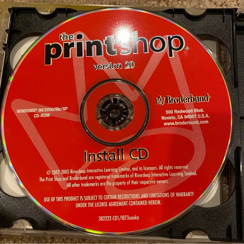 CD-ROM, The Print Shop Version 20